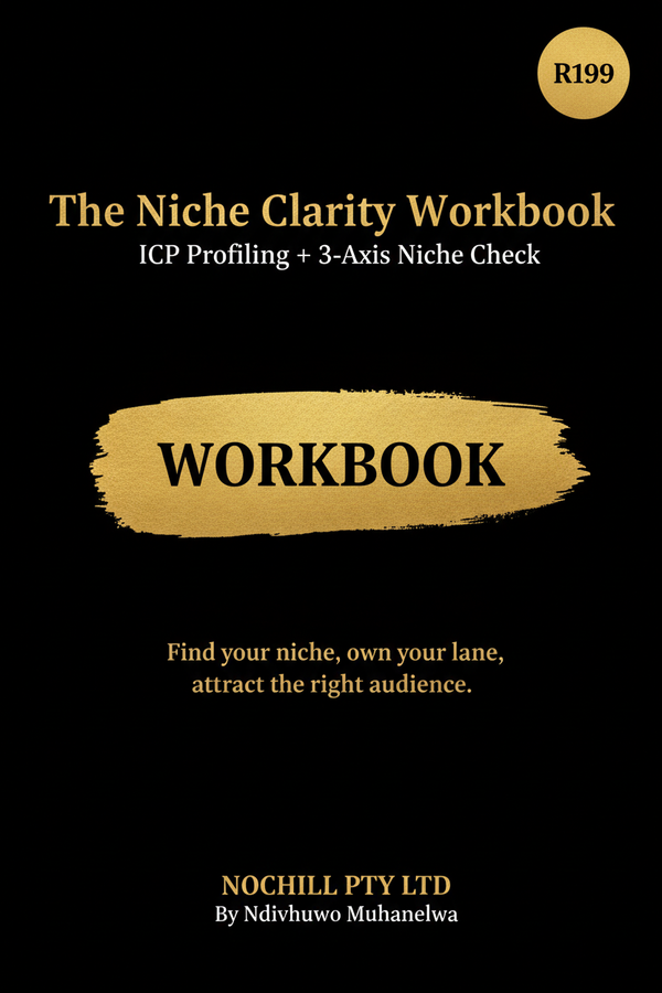The Niche Clarity Workbook — ICP Profiling + 3-Axis Niche Check